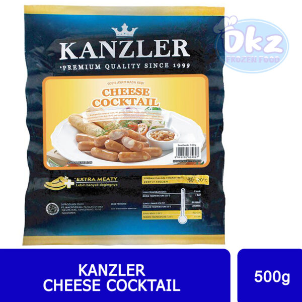 kanzler cheese frankfurter (sosis keju) 360g